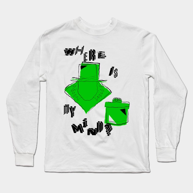 Where Is My Hatbox Mind? Long Sleeve T-Shirt by Oswaldland